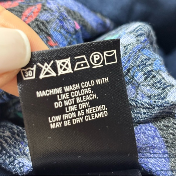 ANTHROPOLOGIE MOULINETTE SOEURS Women’s Blue BUTTERFLY GROVE Jumpsuit Size 0 - Picture 12 of 12